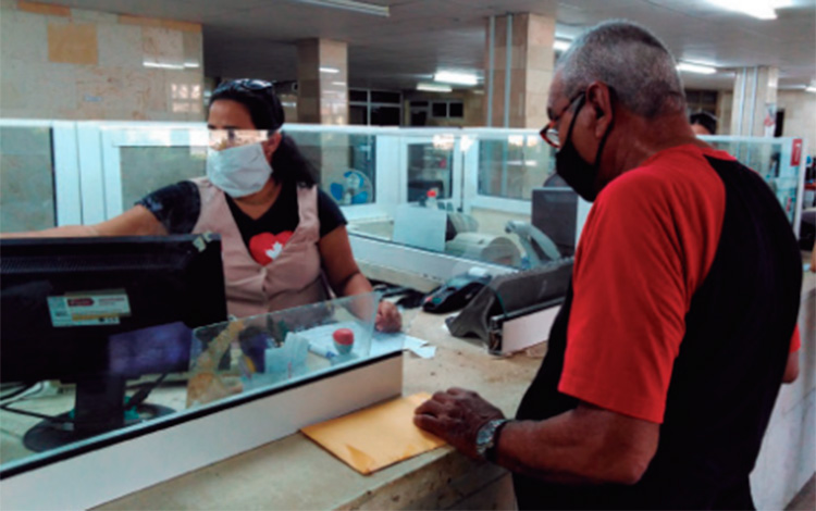 Sucursal bancaria en Cuba.