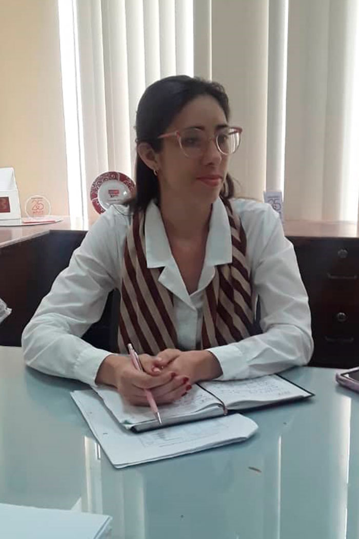 Marisol Martinez Duarte, subdirectora Comercial de Bandec en Villa Clara.