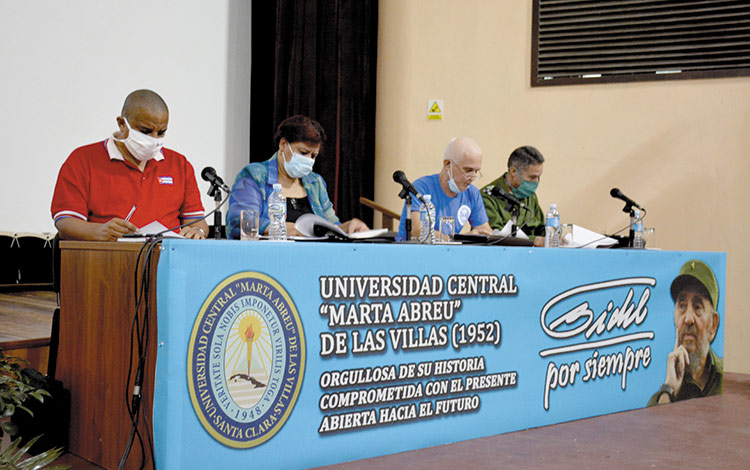 Asamblea de Balance del Partido en la Universidad Central «Marta Abreu» de Las Villas.