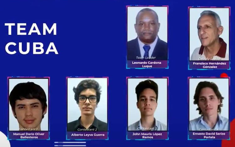 Equipo Cuba que participó en la 34 edición de la Olimpiada Internacional de Informática. Equipo Cuba que participó en la 34 edición de la Olimpiada Internacional de Informática.