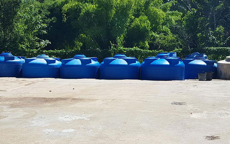 Trabajos en la potabilizadora de agua de la UCLV. Trabajos en la potabilizadora de agua de la UCLV.