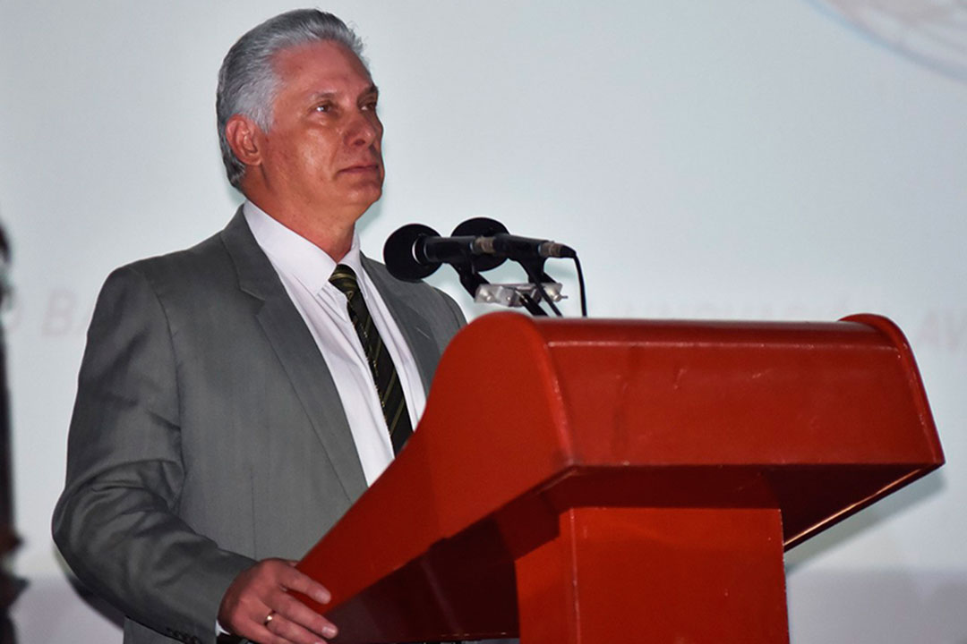 Miguel Díaz-Canel Bermúdez imparte conferencia inaugural de la Convención Científica Internacional de la Universidad de La Habana, Saber UH.