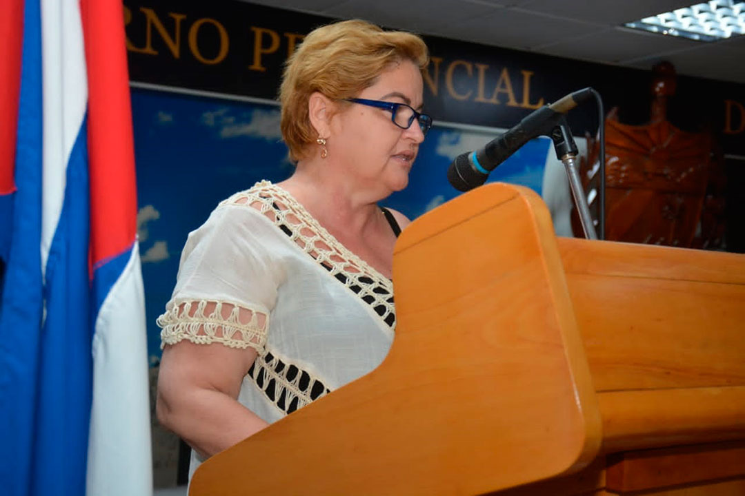 amilé Herrera Alfonso, directora provincial de Educación en Villa Clara.