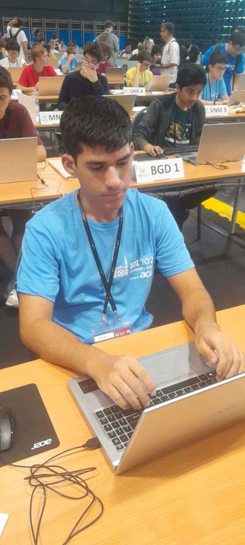 Camilo Triana, participante en la Olimpiada Internacional de Informática