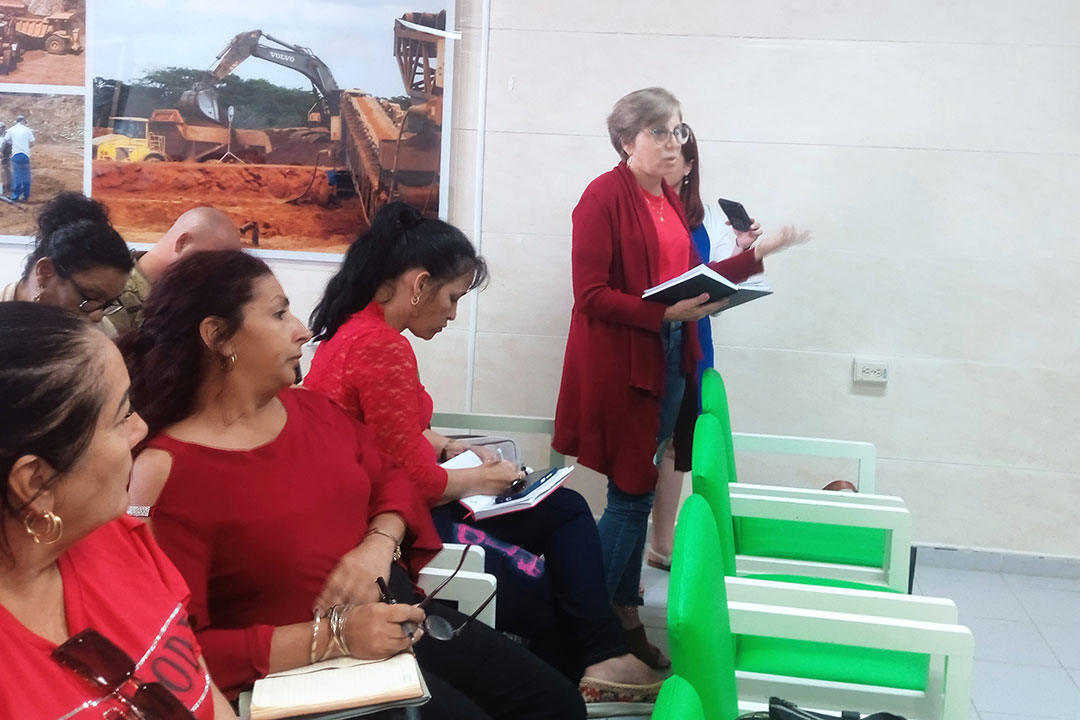 Isabel Rodríguez, directora general de Educación en Placetas.