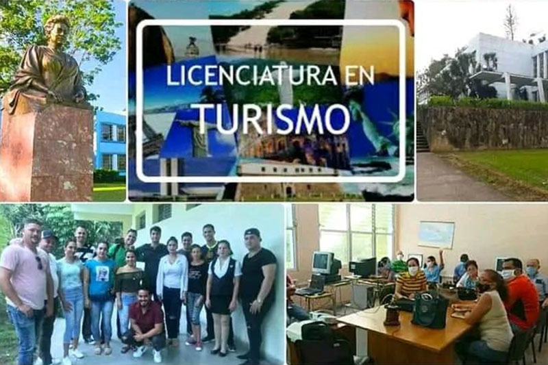 Postal de la UCLV por el aniversario 21 de la licenciatura en Turismo.