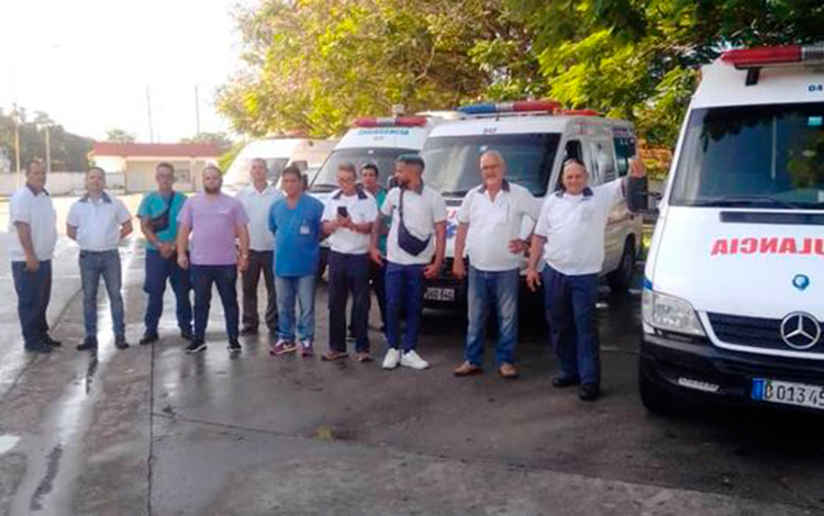 Tripulaciones de Villa Clara del sistema de urgencia. Tripulaciones de Villa Clara del sistema de urgencia.