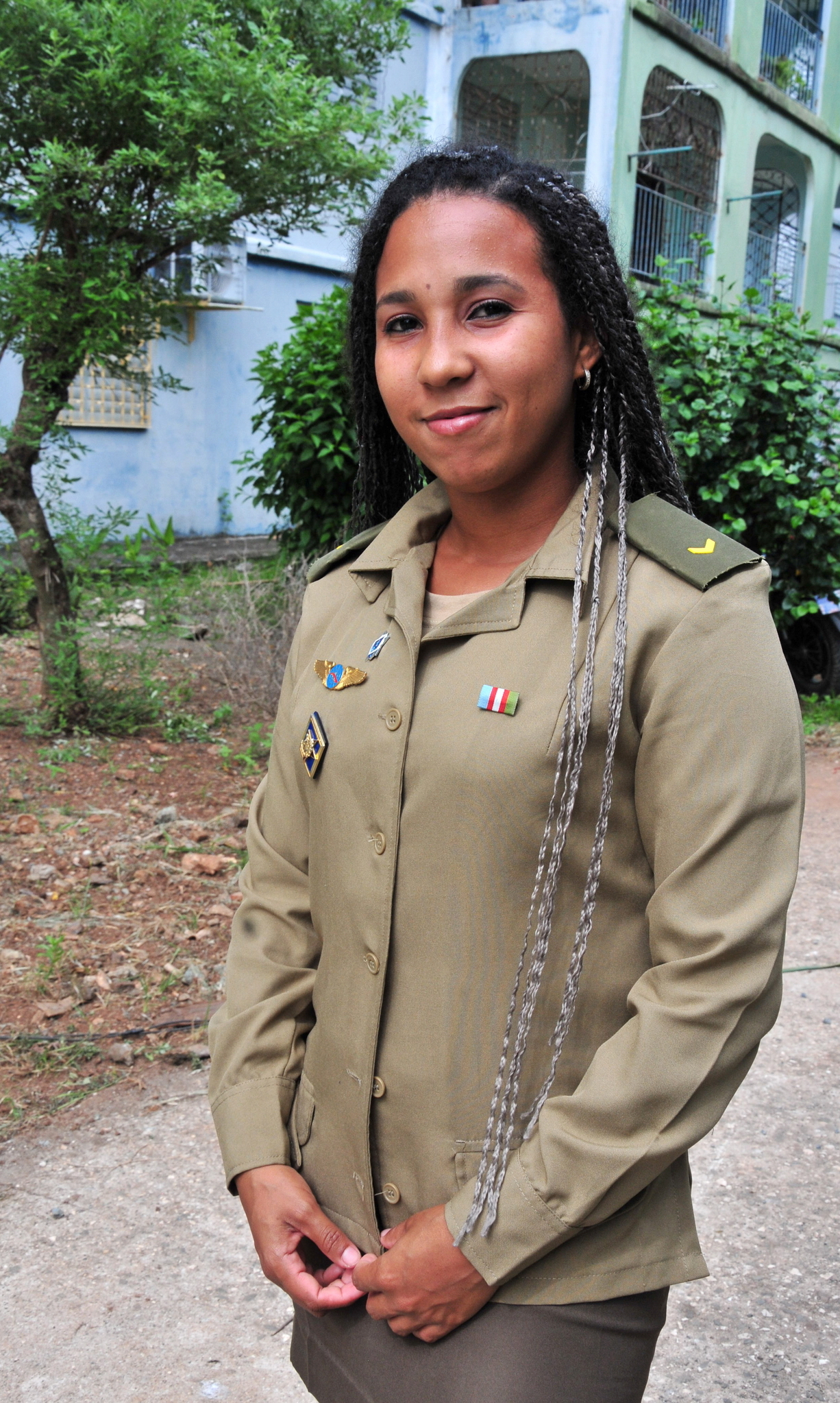 Teniente Rosis Leidy Chaviano Rodríguez. (Foto: Carolina Vilches Monzón) Teniente Rosis Leidy Chaviano Rodríguez. (Foto: Carolina Vilches Monzón)