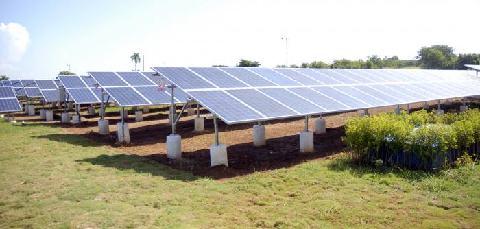 Parque fotovoltaico.
