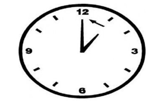 Cambio hacia el horario normal.