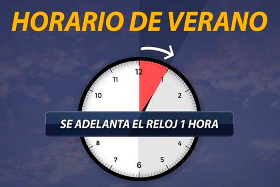 Horario de verano.