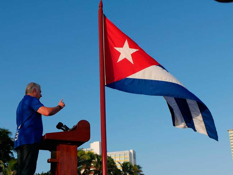 Discurso del presidente de Cuba, Miguel Díaz-Canel Bermúdez, en acto de reafirmación revolucionaria, La Habana, 17 de julio de 2021.
