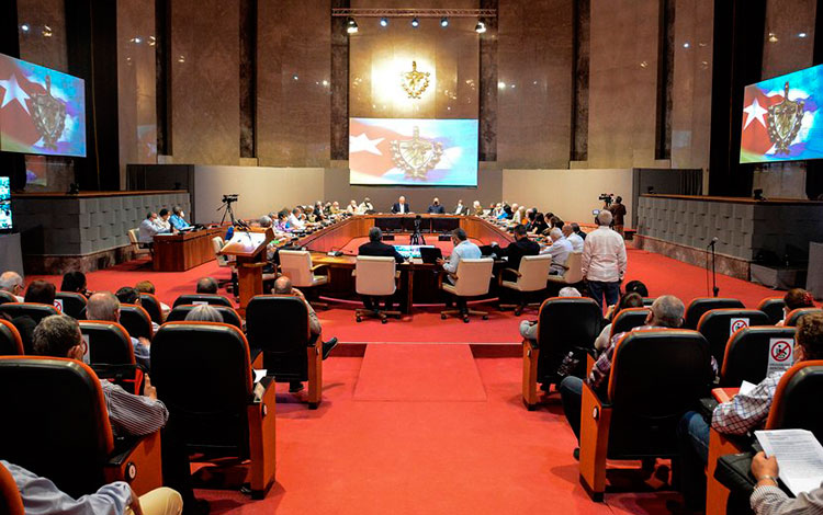 Reunión del Consejo de Ministros de la República de Cuba.