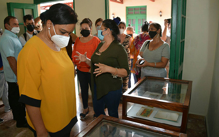 Vice primera ministra Inés María Chapman visita el Museo Municipal de Manicaragua. Vice primera ministra Inés María Chapman visita el Museo Municipal de Manicaragua.