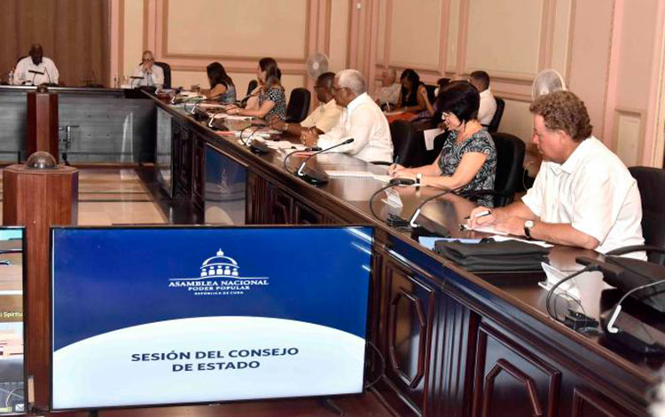 Reunión del Consejo de Estado.