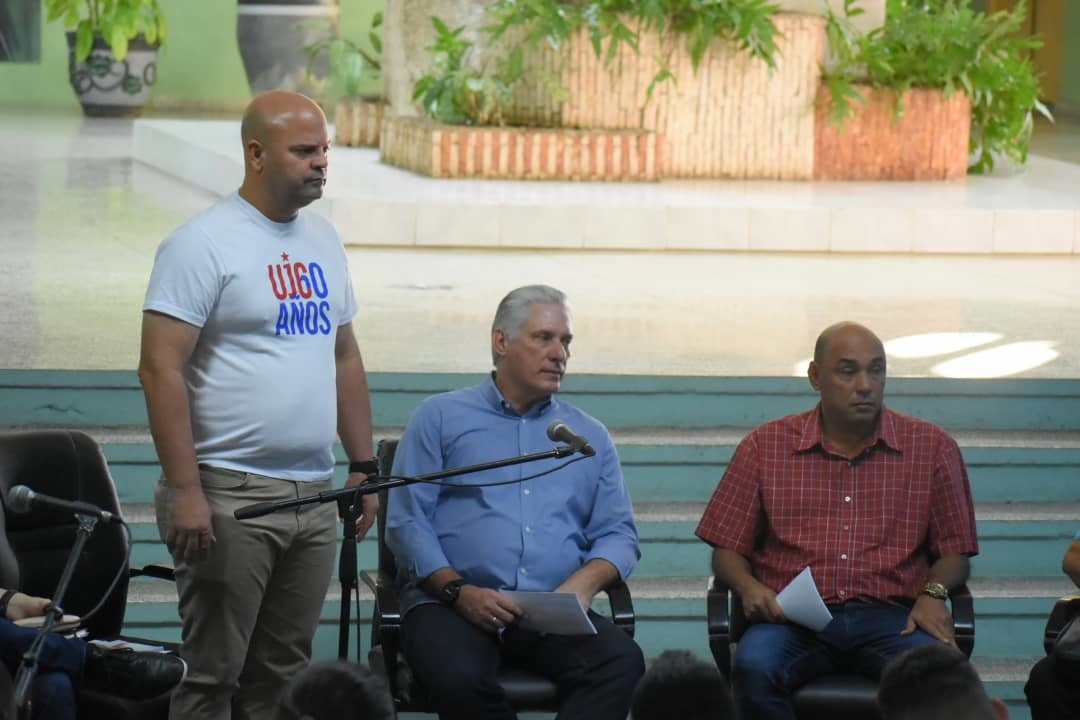Osnay Miguel Colina, candidato a diputado por Santa Clara.