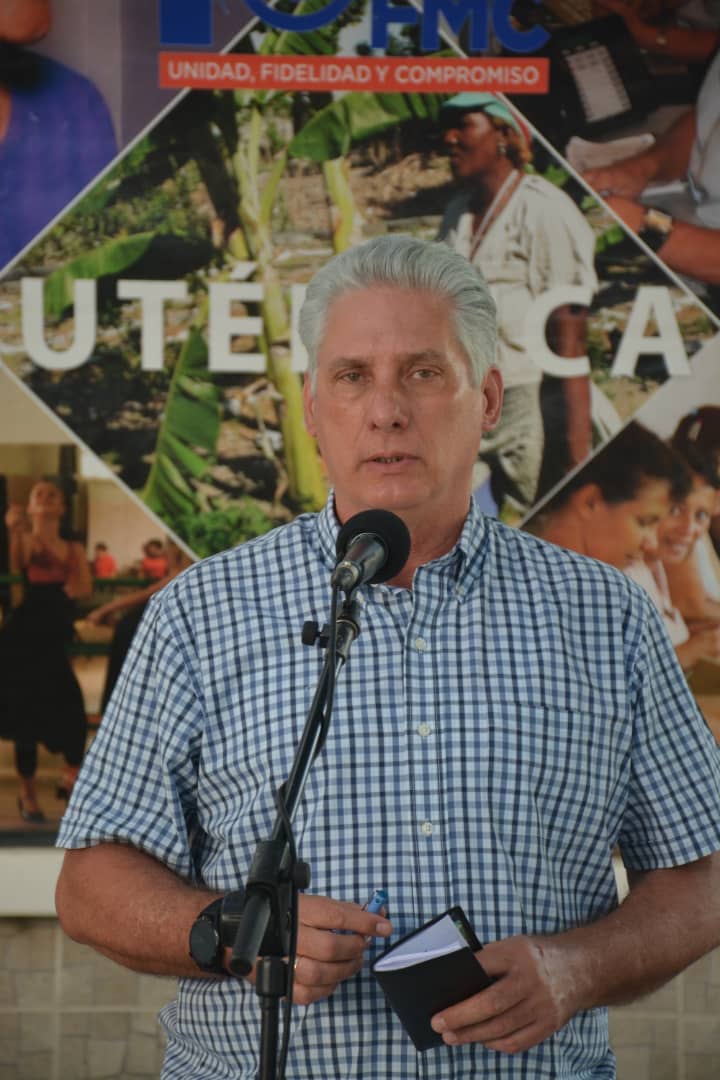 Miguel Díaz-Canel, presidente cubano.