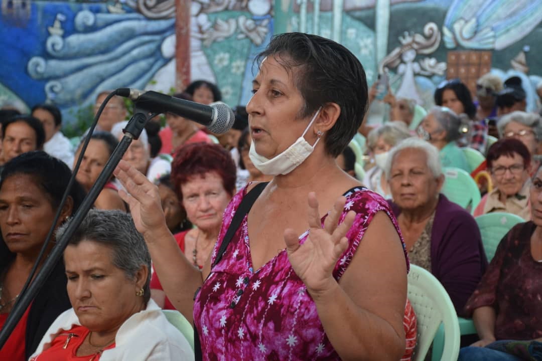 Federada santaclareña en el encuentro con Miguel Díaz-Canel Bermúdez.