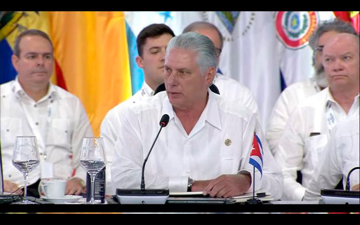 Intervención presidente cubano en Cumbre Iberoamericana.