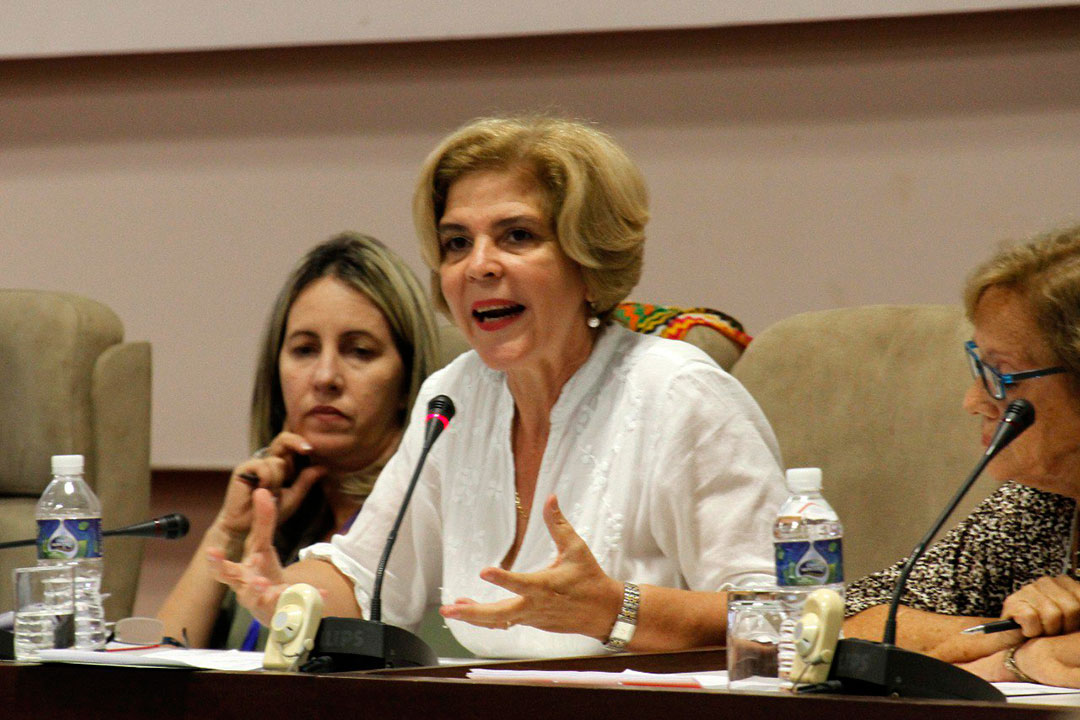 Silvia Navarro Quintero, directora general del Instituto de Ciencias Pedagógicas del Ministerio de Educación.