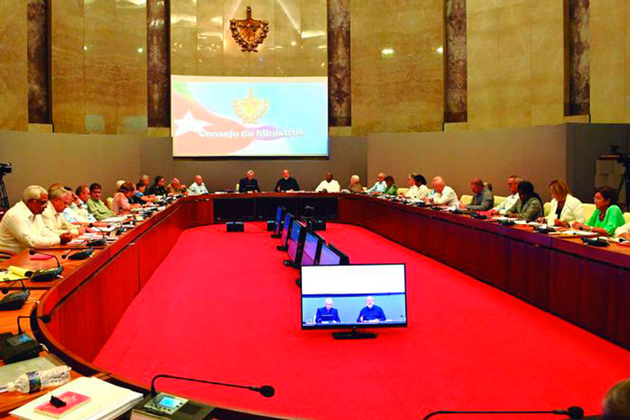 Reunión del Consejo de Ministros.
