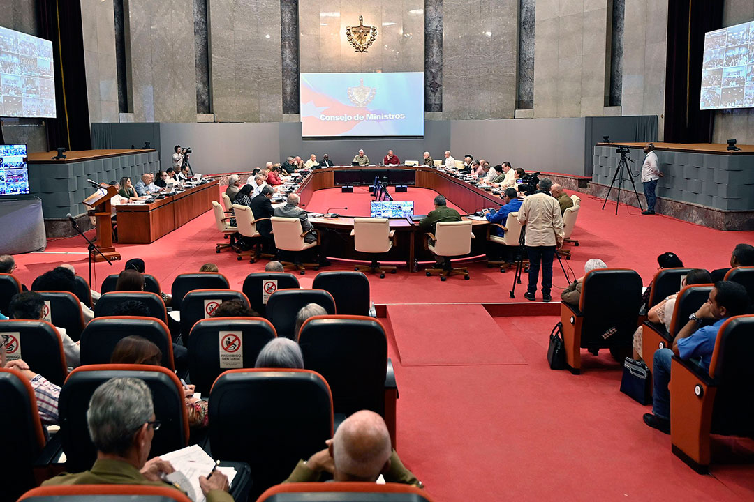 Reunión del Consejo de Ministros.