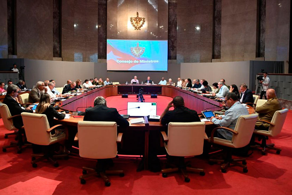 Reunión del Consejo de Ministros.