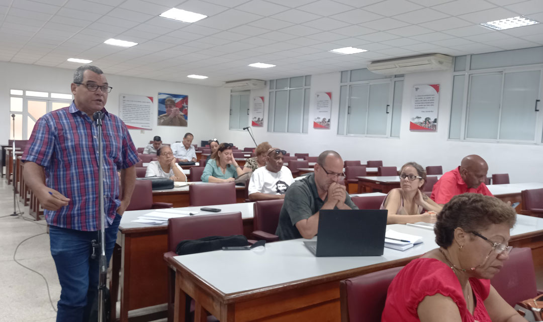 Subdelegado de la Agricultura en Villa Clara interviene en el balance sobre el Programa de Desarrollo del Plan Turquino.