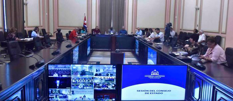 Reunión del Consejo de Estado.