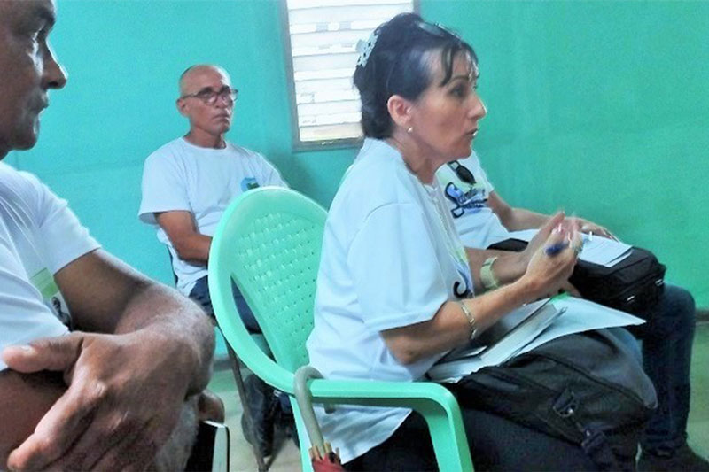 Milagros Díaz Rodríguez, delegada de la circunscripción 94 de la comunidad del Yabú.