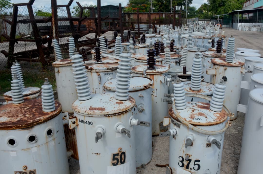 Transformadores eléctricos de la Unión Eléctrica.