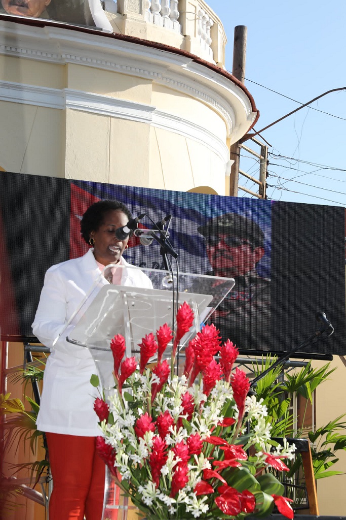 Yanelys Arango Inerárit, representante de la Salud.