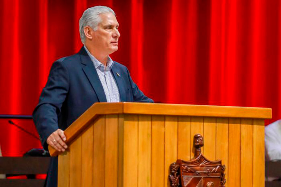 Presidente cubano, MIguel Díaz-Canel, clausura el  Séptimo Periodo Ordinario de Sesiones de la Asamblea Nacional del Poder Popular en su X Legislatura.slatura