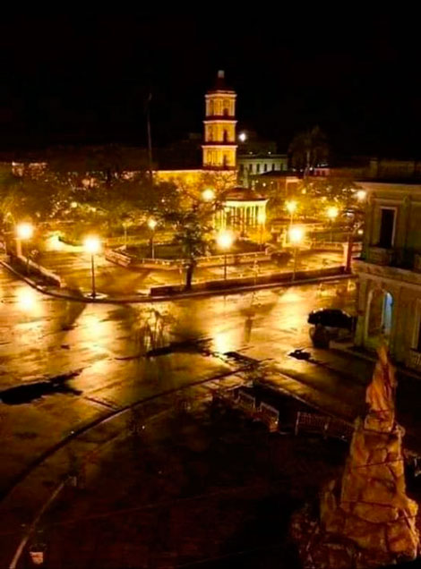 Centro de Remedios iluminado. Centro de Remedios iluminado.