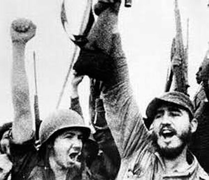 Fidel y Raúl en el encuentro en Cinco Palmas, el 18 de diciembre de 1956. Fidel y Raúl en el encuentro en Cinco Palmas, el 18 de diciembre de 1956.