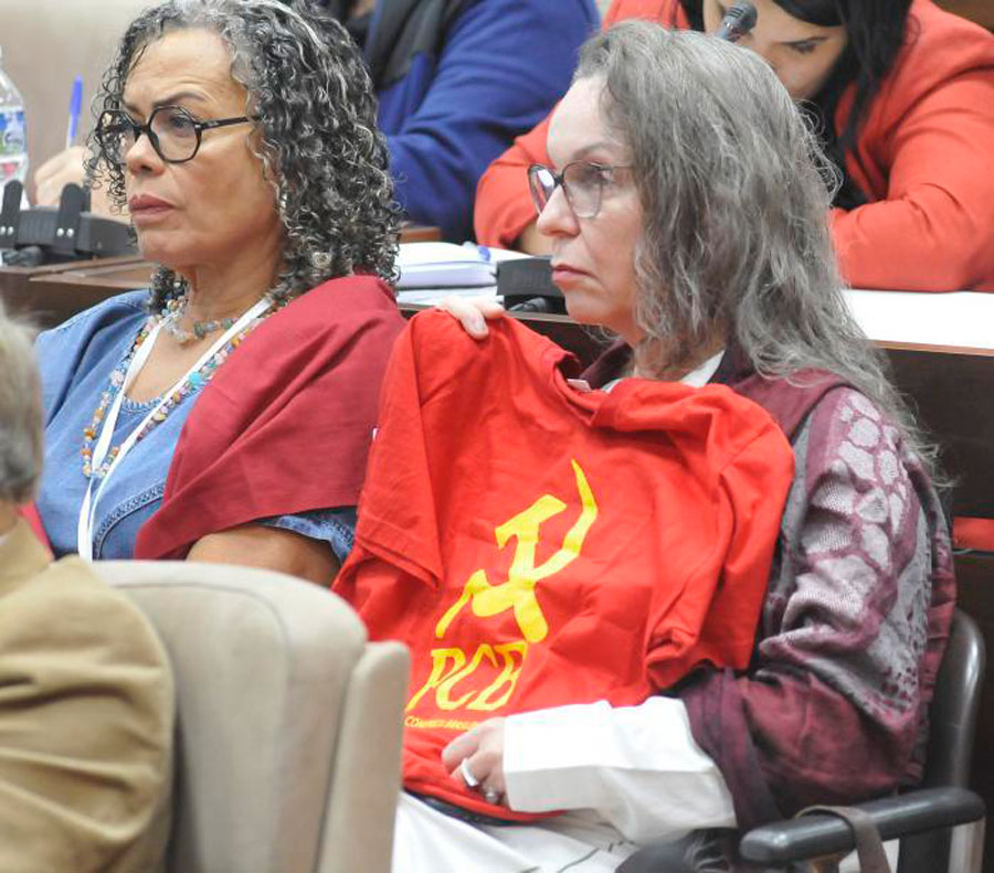 Participantes en la V Conferencia Internacional Por el Equilibrio del Mundo.