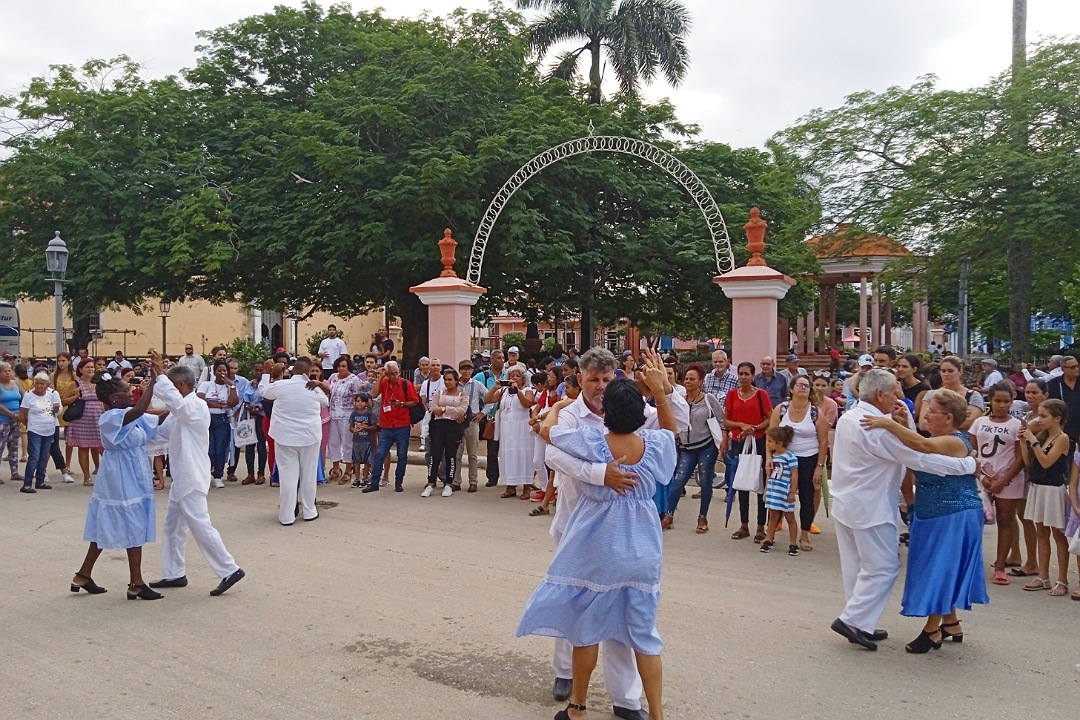 Baile de danzón en Remedios, Cuba.