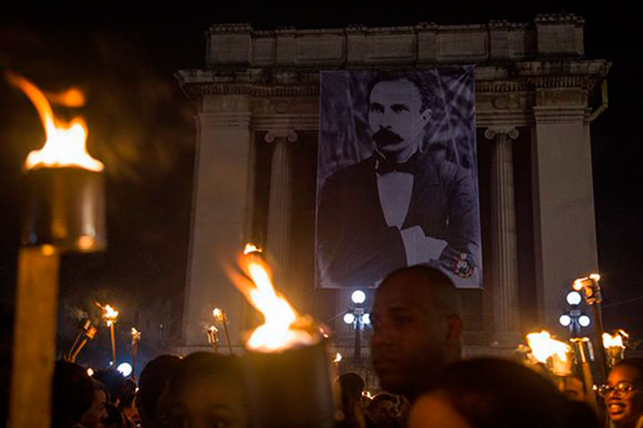 Marcha de las Antorchas en La Habana.
