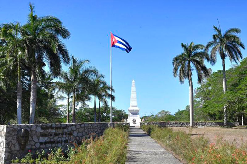 Monumento de Dos Ríos, lugar de la caída en combate de José Martí.
