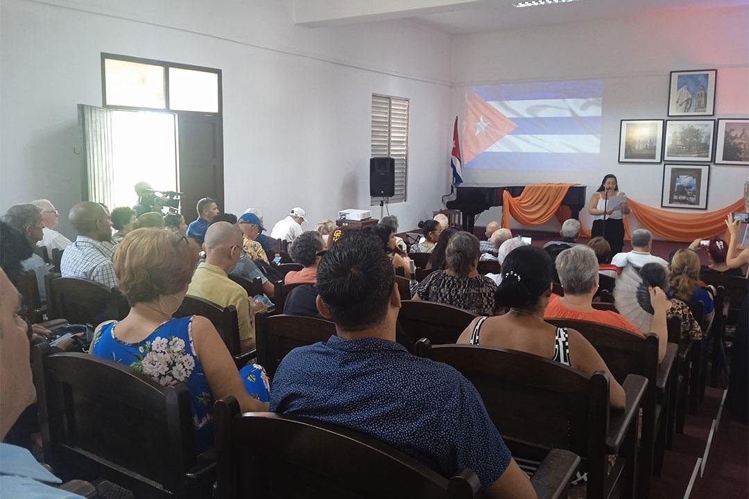 Acto por el Día del Historiador Cubano.
