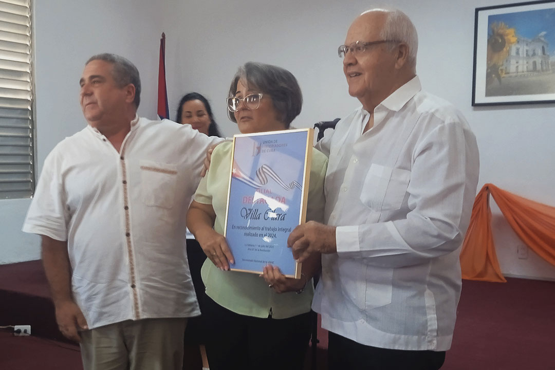 Villa Clara, filial Destacada de la Unión de Historiadores de Cuba.