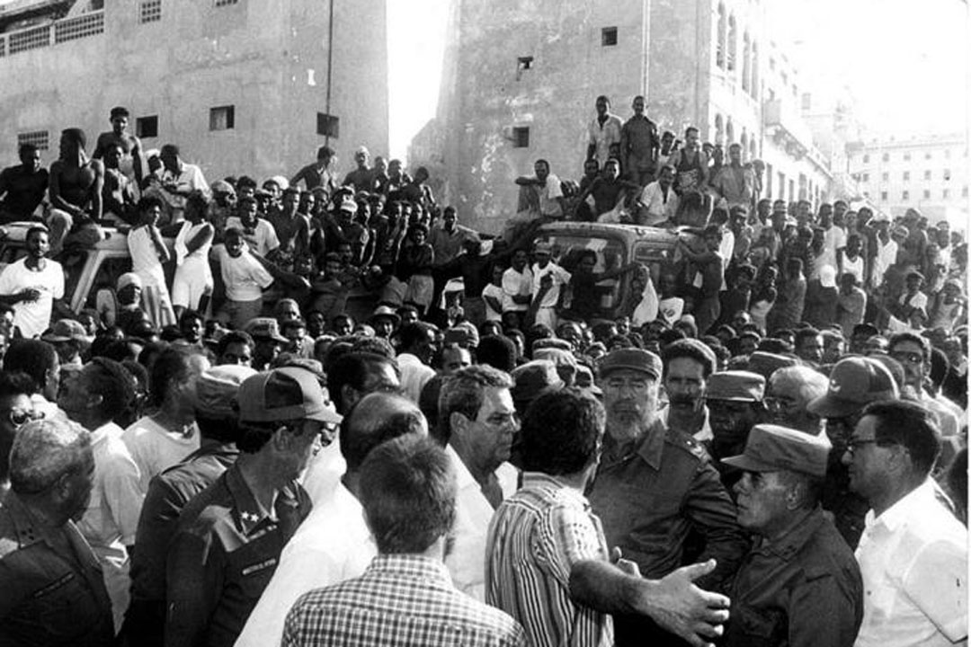 Disturbios 5 de agosto 1994 presencia de Fidel