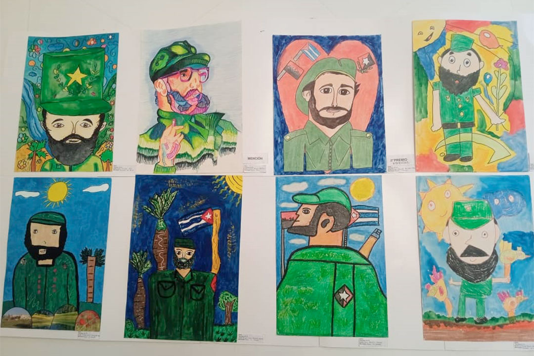 Obras presentadas en al exposición del concurso.