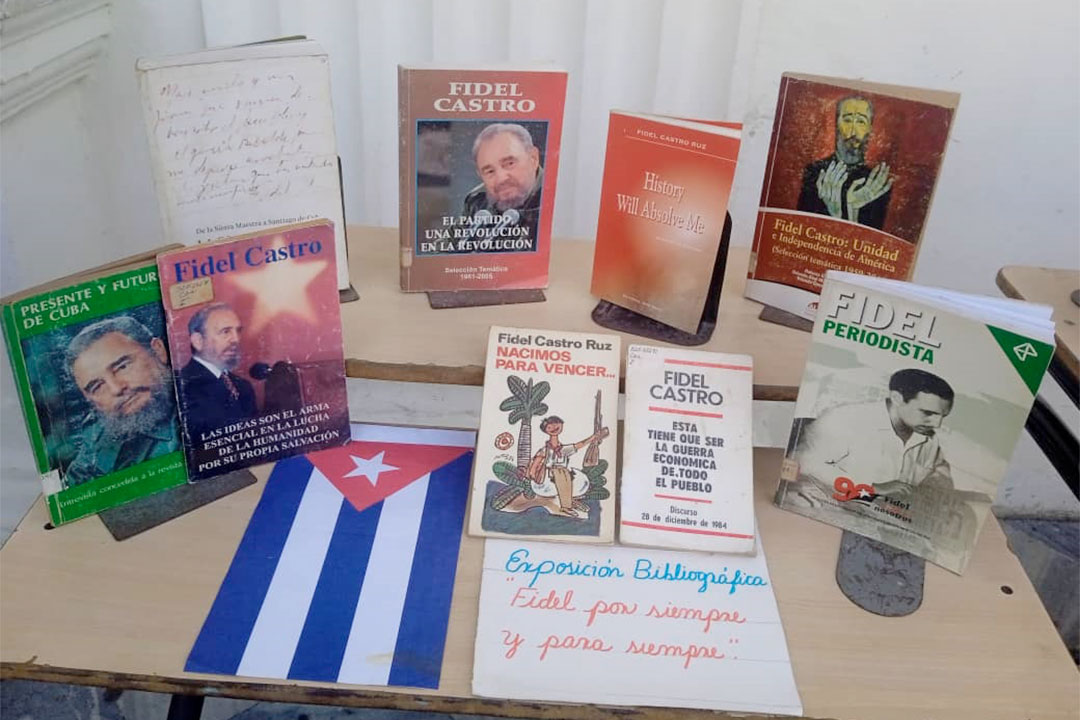 Libros sobre Fidel.