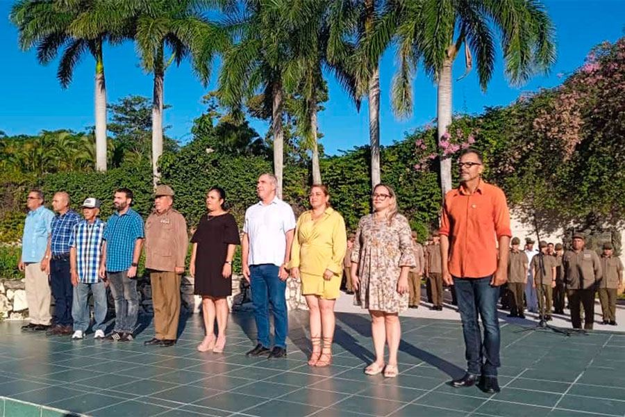 Acto por el aniversario 67 del Frente de Las Villas.