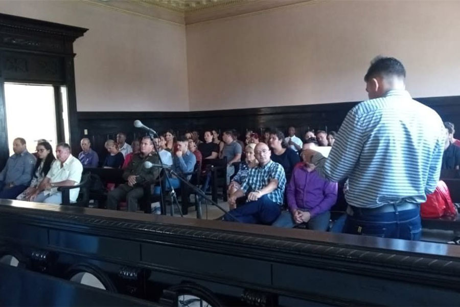 Acto conmemorativo por el aniversario 75 de la primera autodefensa de Fidel.