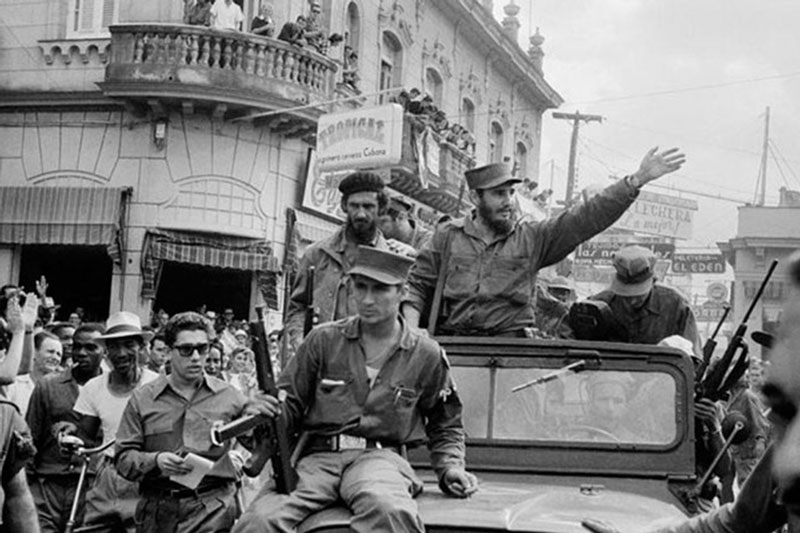 Al frente de la Caravana de la Libertad, Fidel entró en Santa Clara el 6 de enero de 1959.