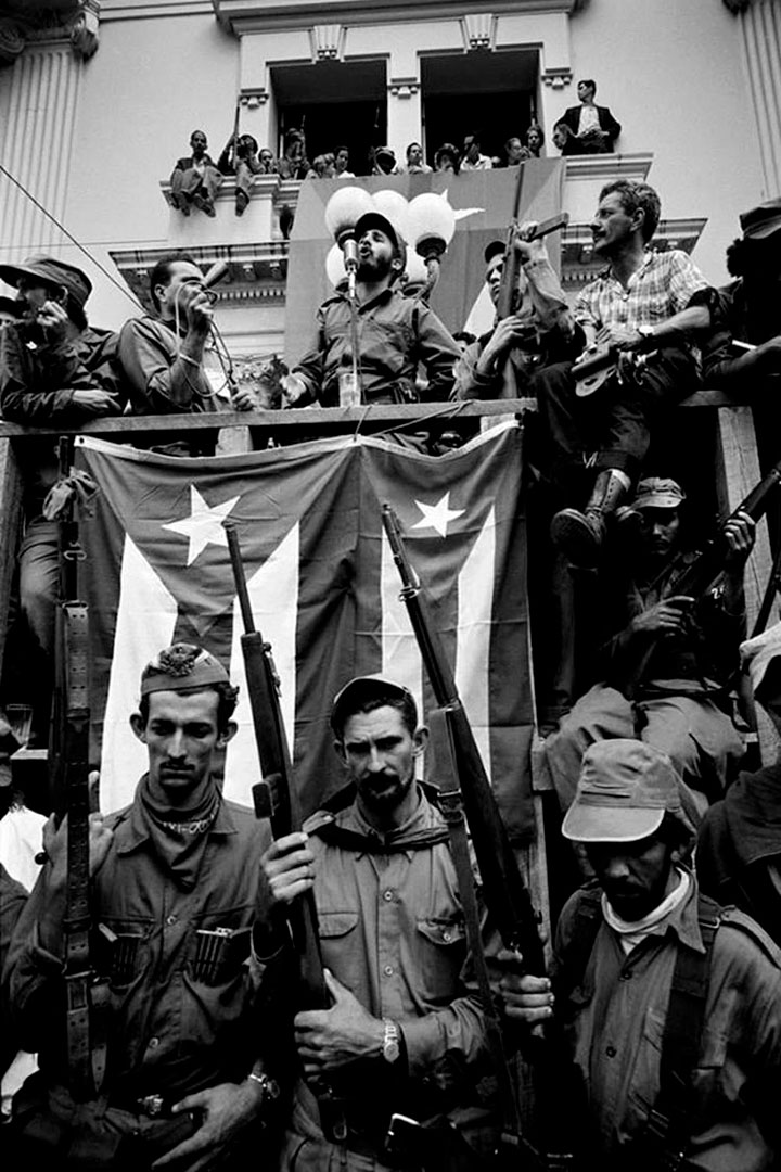 Fidel en Santa Clara el 6 de enero de 1959.