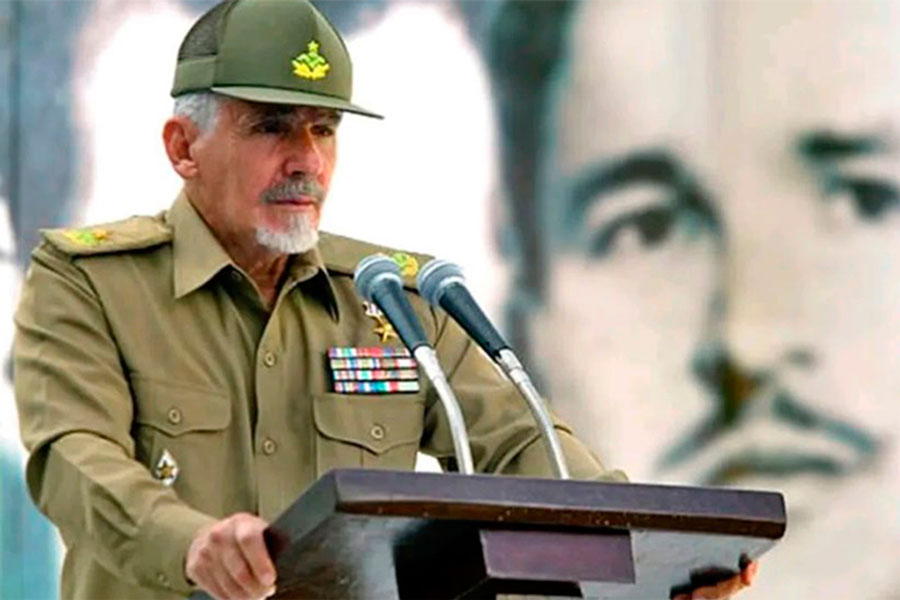 Comandante de la Revolución Ramiro Valdés Menéndez.