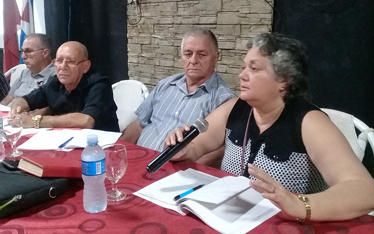 Dolores Peraza Valle, contralora jefa en Villa Clara